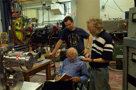 Willy Haeberli working with Alexander Nass and Tom Wise