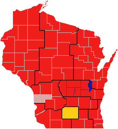 Visited counties